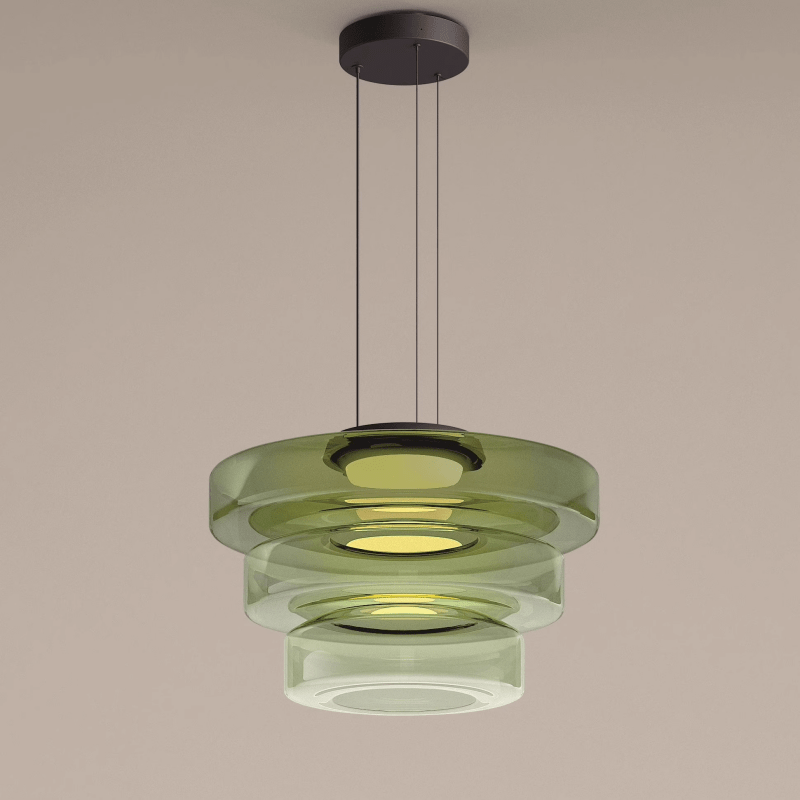 Bauhaus Layered Glass Pendant Light