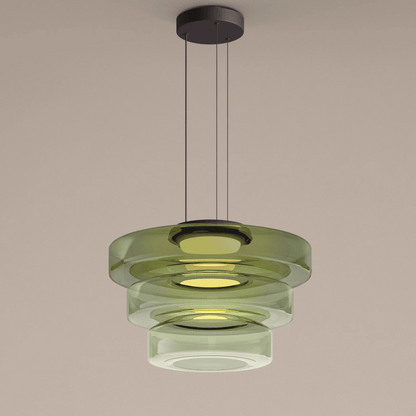 Bauhaus Layered Glass Pendant Light
