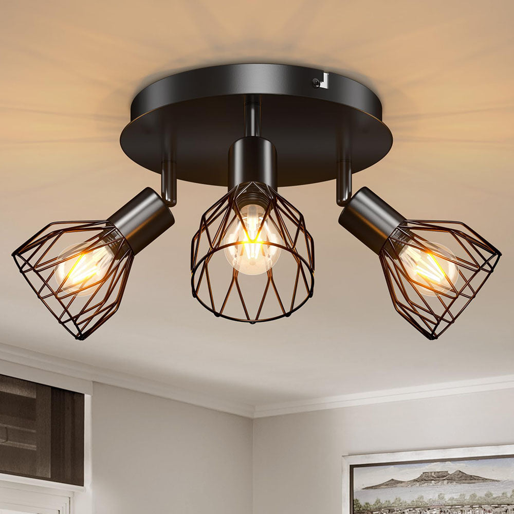 Industrial Adjustable Spotlight Ceiling Light