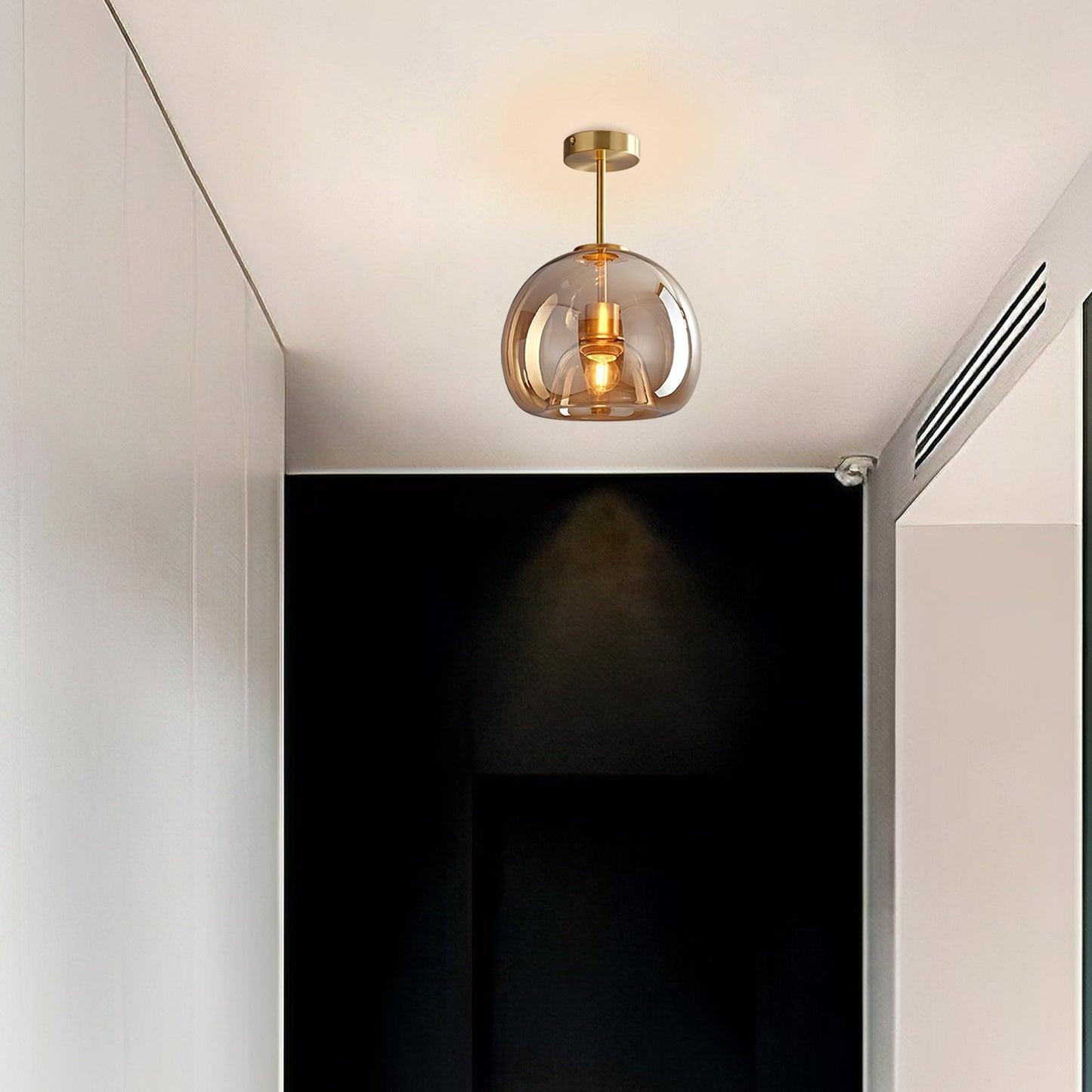 Vintage Bubble Glass Ceiling Light