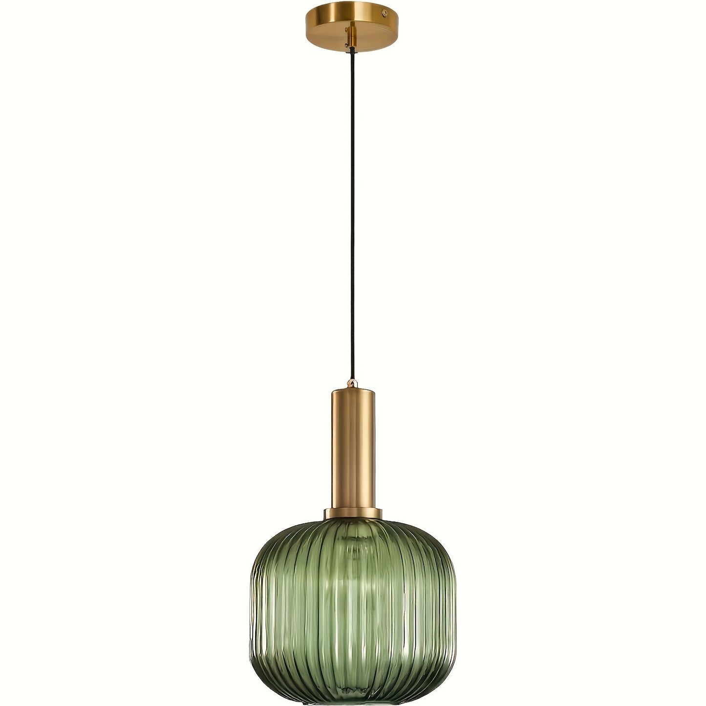 Striped Glass Pendant Light