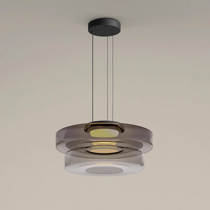 Bauhaus Layered Glass Pendant Lamp