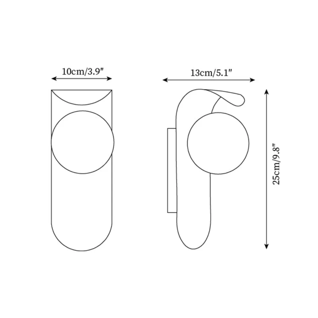 Icar Scandinavian LED Wall Lamp