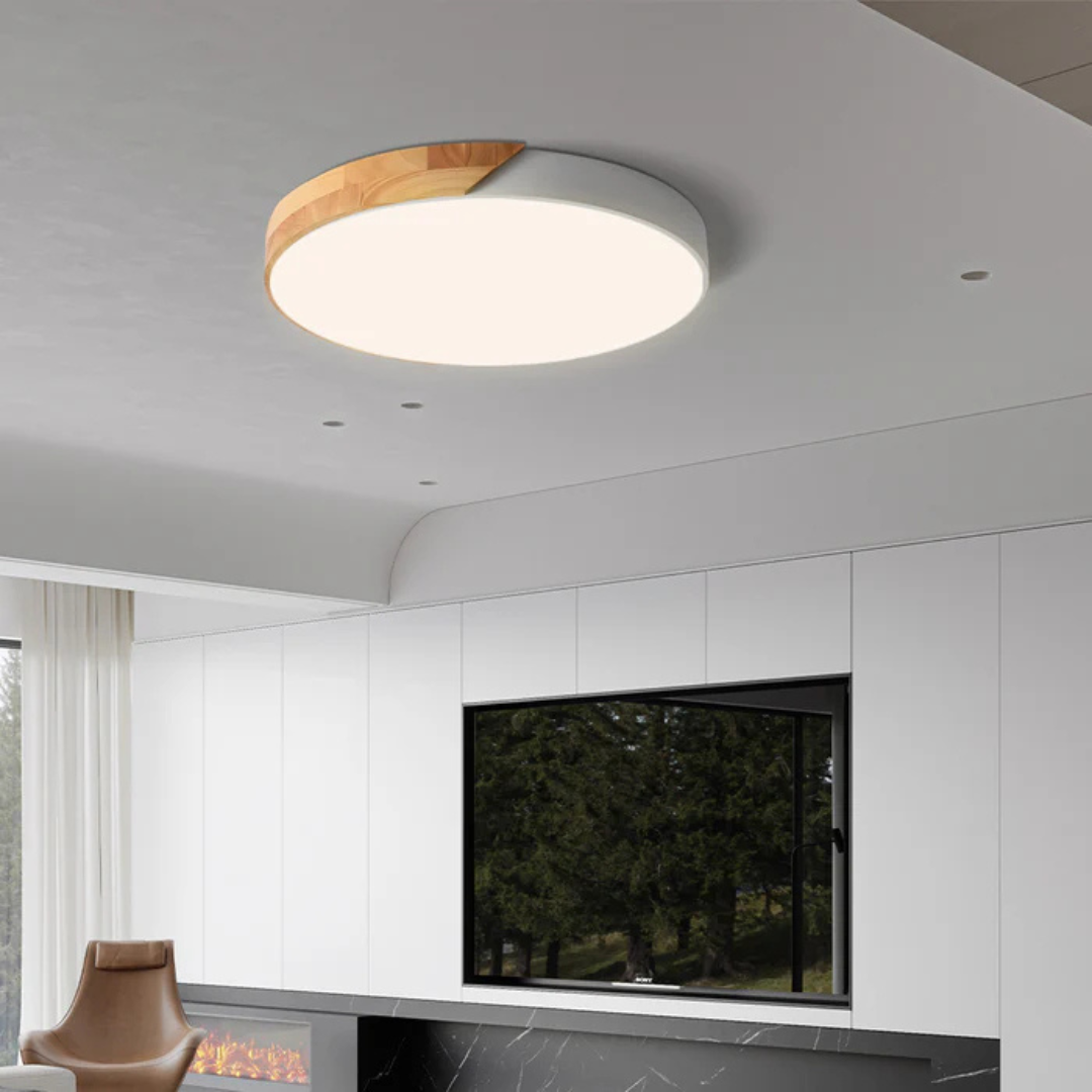 Nordic Wood LED Ceiling Light