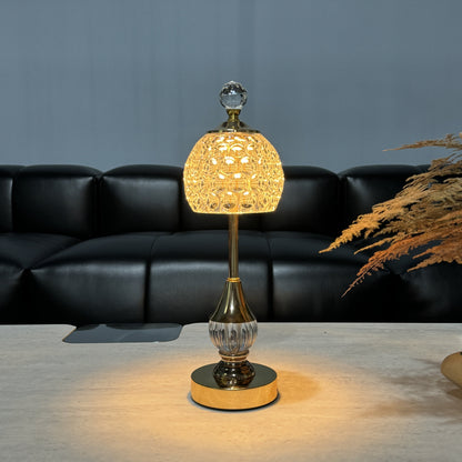 Crystal Touch Rechargeable Table Lamp
