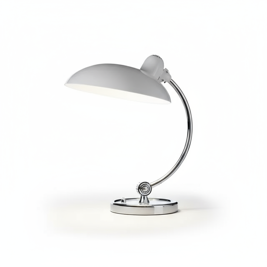 ScandiArc Curved Metal Table Lamp