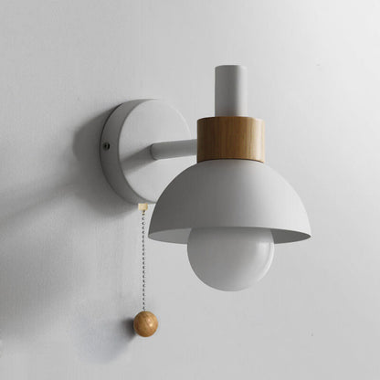 Nordic Wood Accent Wall Lamp