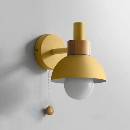 Nordic Wood Accent Wall Lamp