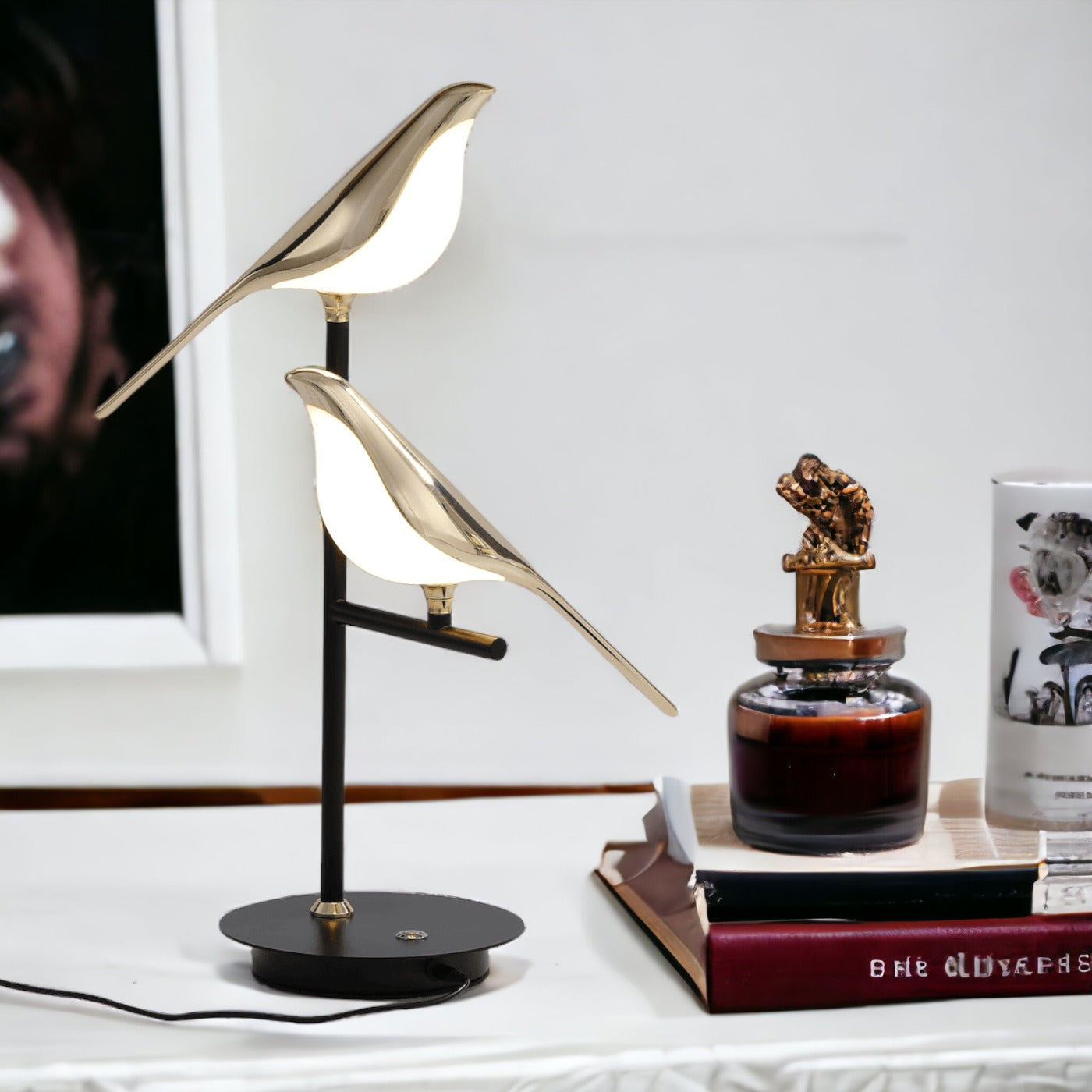 Golden Birdlight Wall Lamp