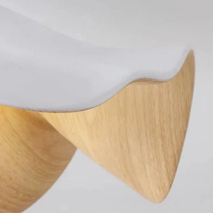 Scandinavian Lotus Flush Ceiling Light