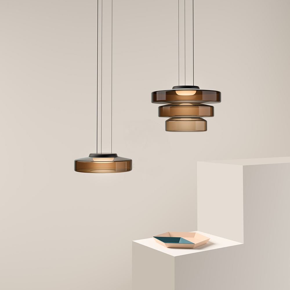 Bauhaus Layered Glass Pendant Lamp