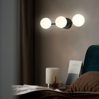 Nordic Triple Globe Glass Wall Light