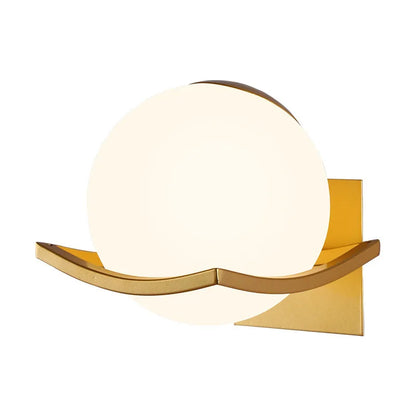 Makar Opal Globe Wall Light