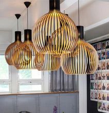 Handcrafted Wooden Pendant Light