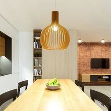 Handcrafted Wooden Pendant Light