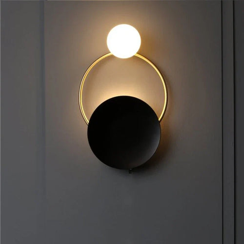 Designer Spherical Glass Wall Lamp