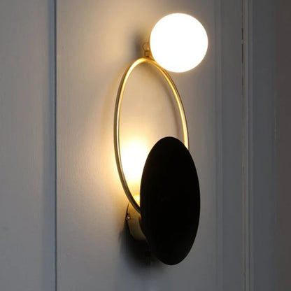 Designer Spherical Glass Wall Lamp