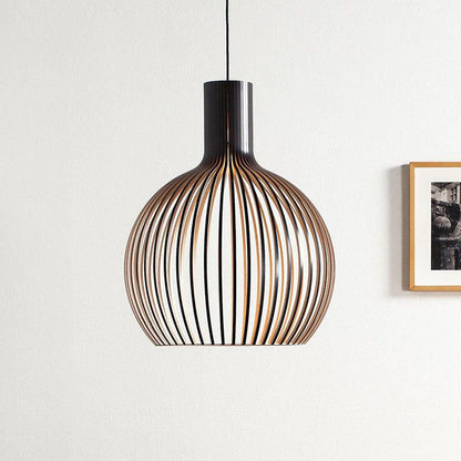 Handcrafted Wooden Pendant Light
