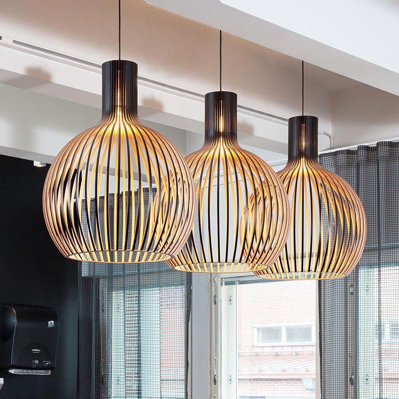 Handcrafted Wooden Pendant Light