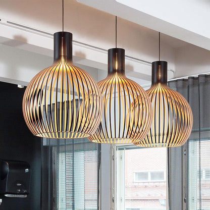 Handcrafted Wooden Pendant Light