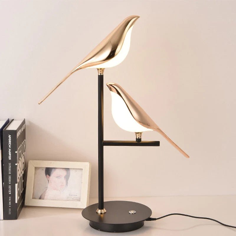 Golden Birdlight Wall Lamp