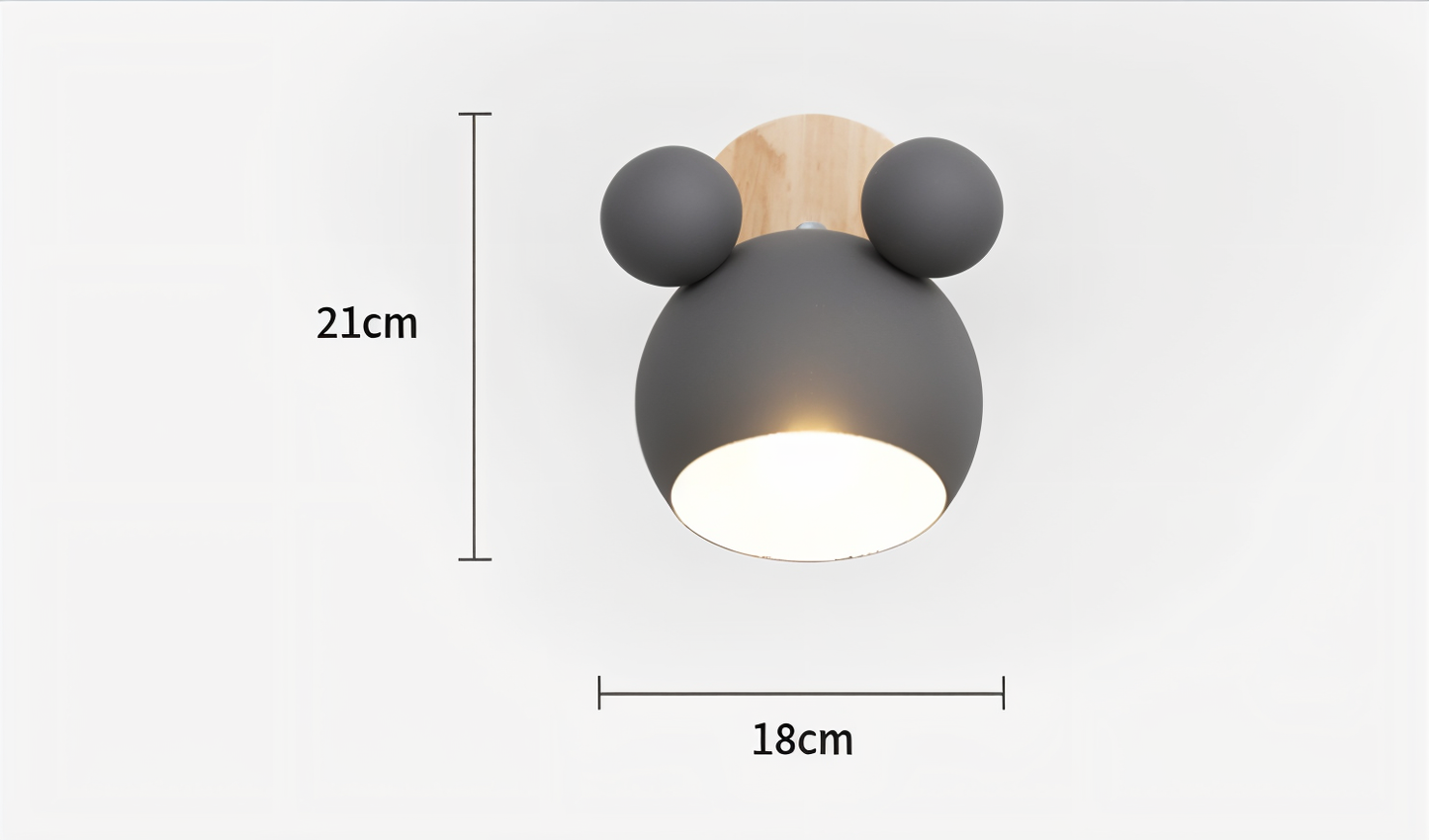 FlashMouse Rotatable Wall Lamp