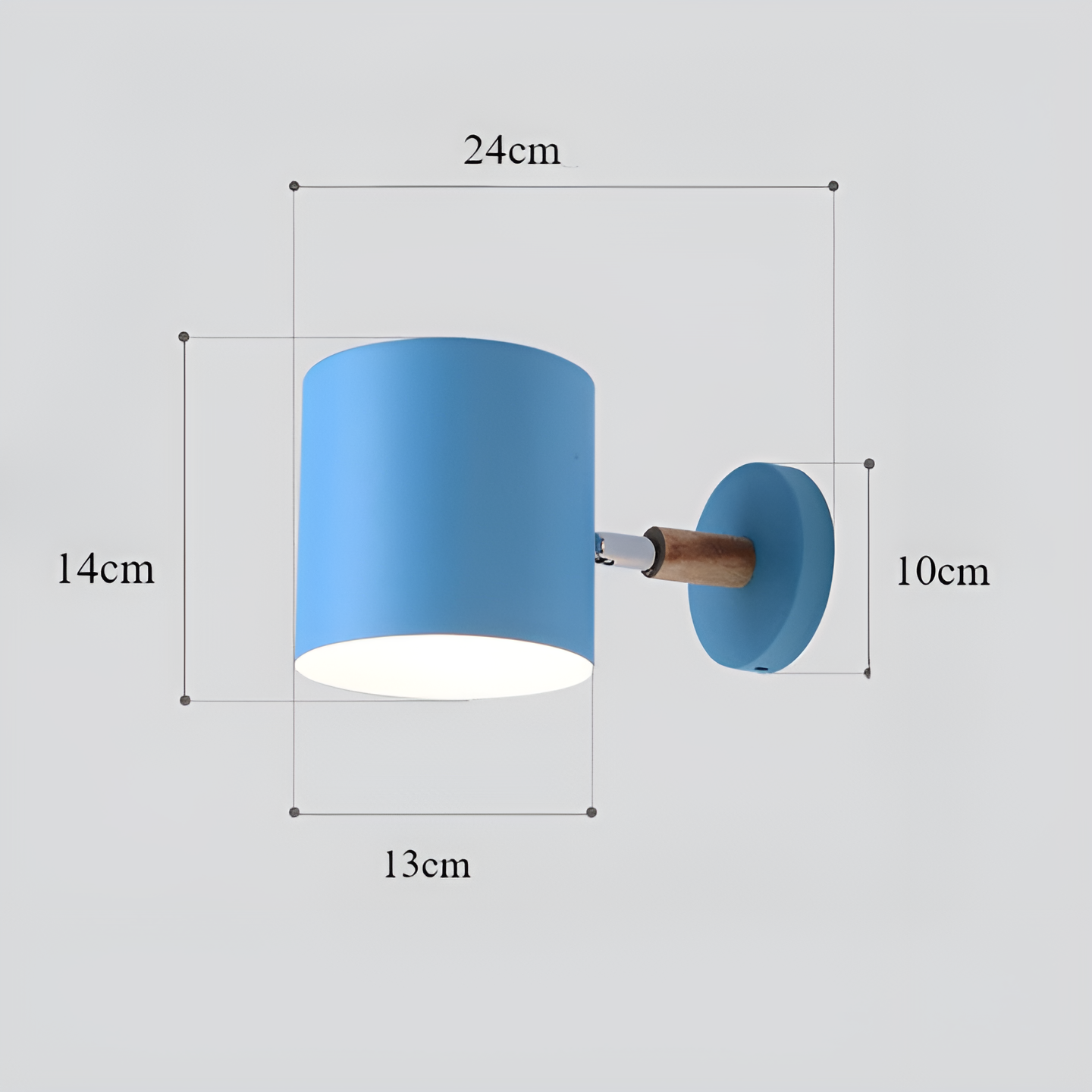 NordicGlow Adjustable Wall Lamp