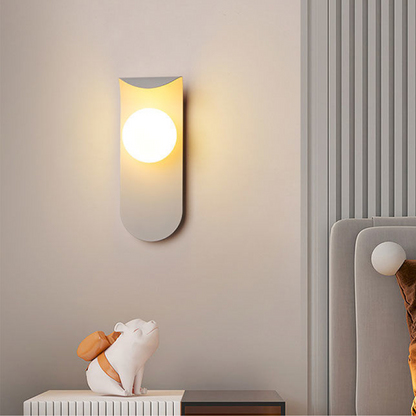 Scandinavian Curved Wall Light