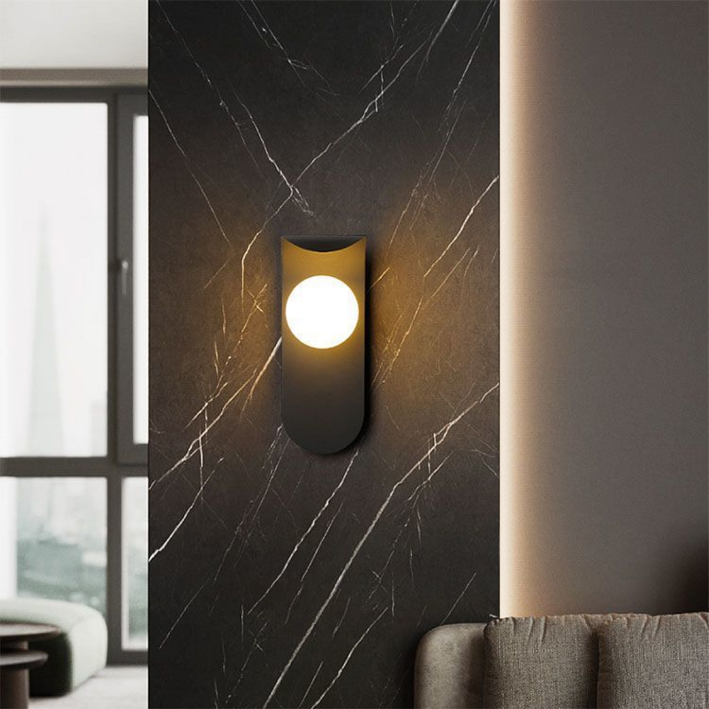 Scandinavian Curved Wall Light