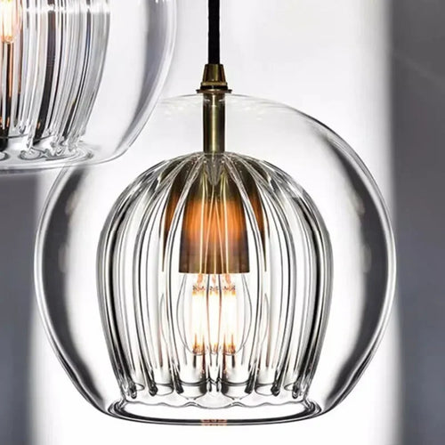LuxeSphere Glass Pendant Light