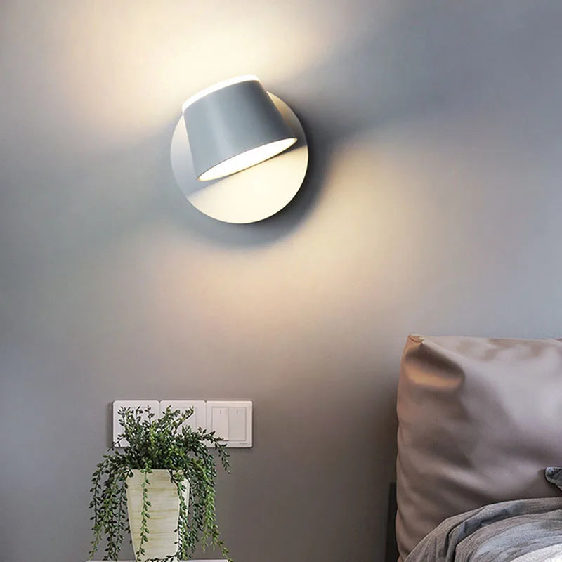 BrightGlow Rotatable LED Wall Lamp