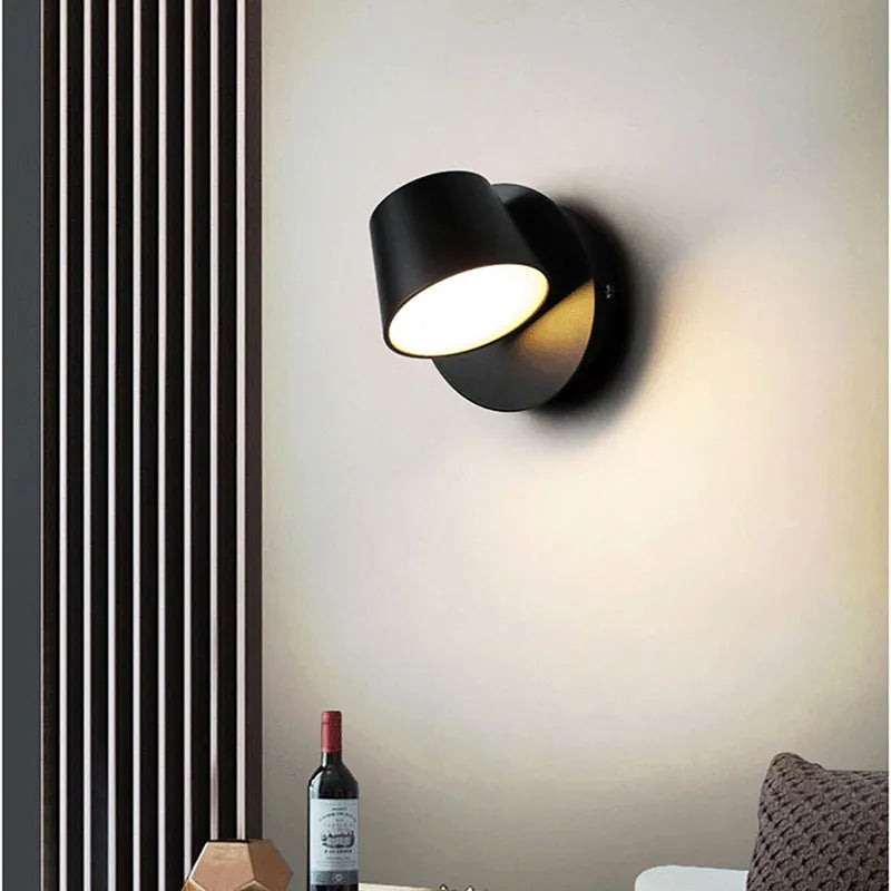 BrightGlow Rotatable LED Wall Lamp