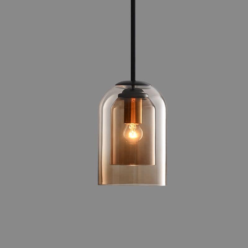 Coloured Glass Pendant Light