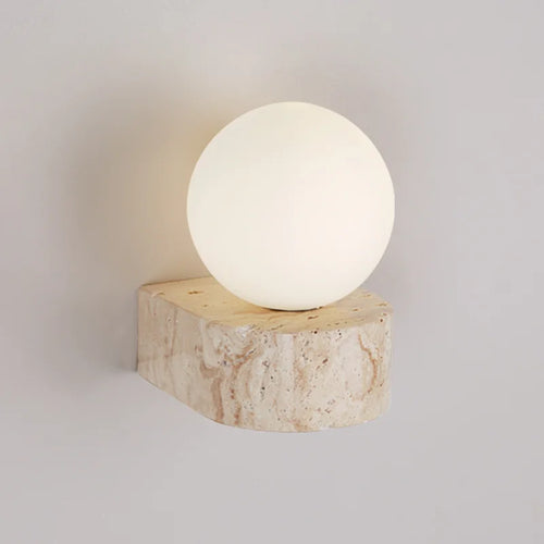 Travertine Stone Wall Lamp