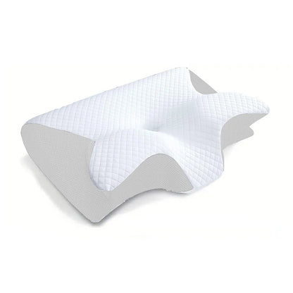 1pc Memory Foam Cervical Pillow, 2 in 1 Ergonomic Contour Orthopedic Pillow for Neck Pain, Contoured Support Pillows,Neck Pillow - Eirvana