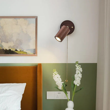 Arlo Walnut Wall Lamp
