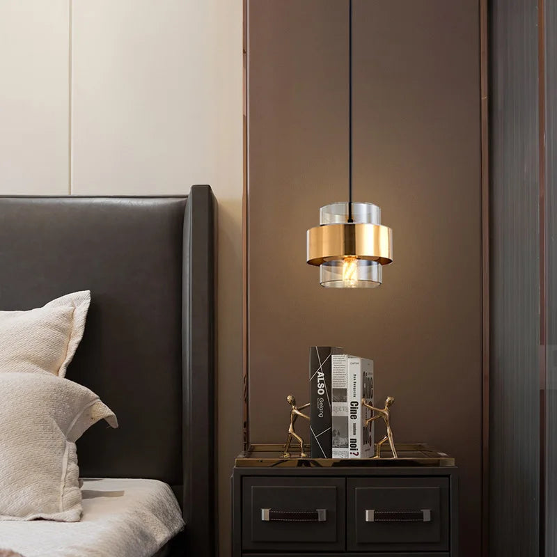 Nordic Smoked Glass Pendant Light