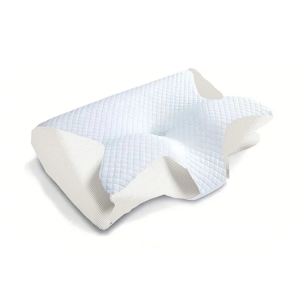 1pc Memory Foam Cervical Pillow, 2 in 1 Ergonomic Contour Orthopedic Pillow for Neck Pain, Contoured Support Pillows,Neck Pillow - Eirvana