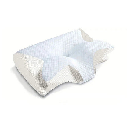 1pc Memory Foam Cervical Pillow, 2 in 1 Ergonomic Contour Orthopedic Pillow for Neck Pain, Contoured Support Pillows,Neck Pillow - Eirvana