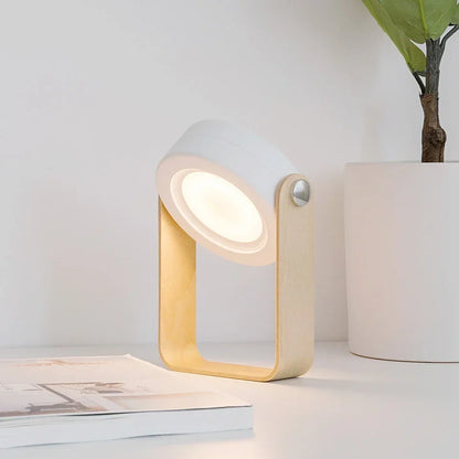 Wooden Handle Portable Folding Lantern