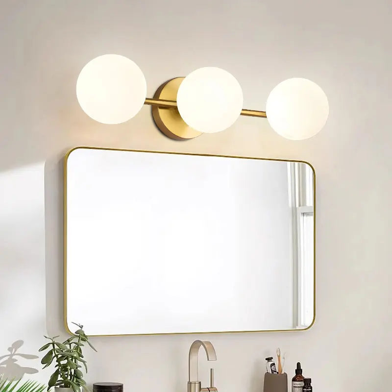 Nordic Triple Globe Glass Wall Light