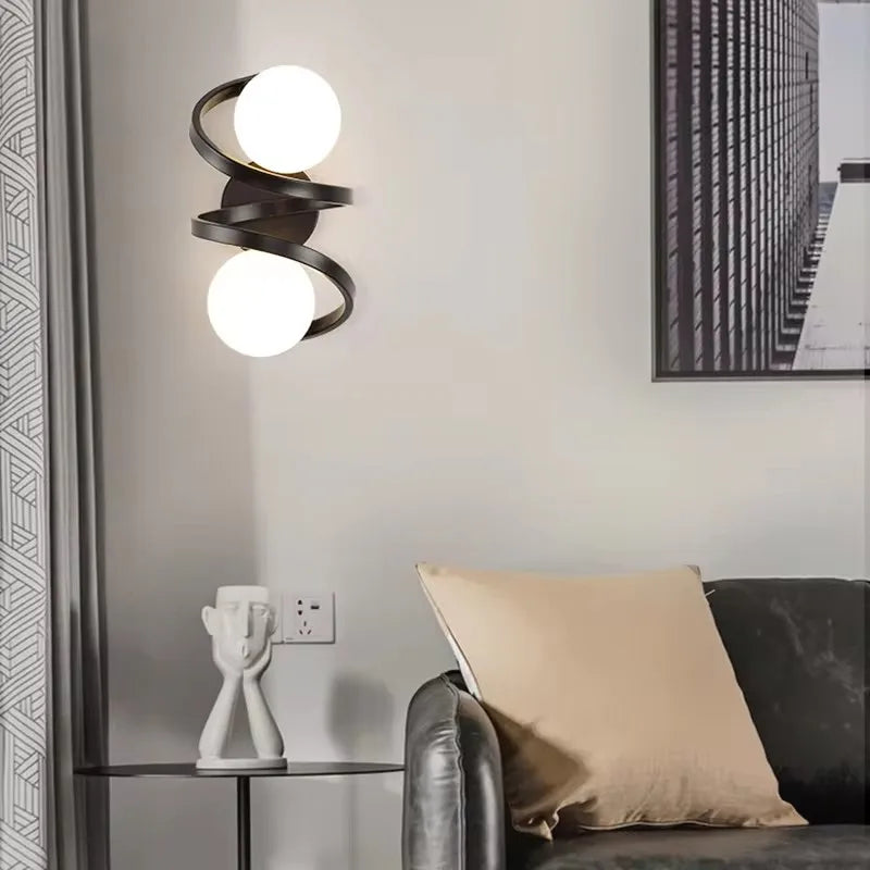 Astra Spiral LED Wall Light