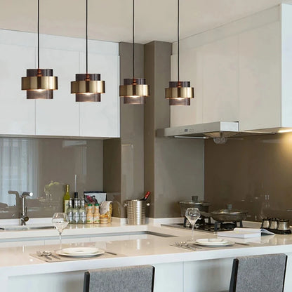 Nordic Smoked Glass Pendant Light