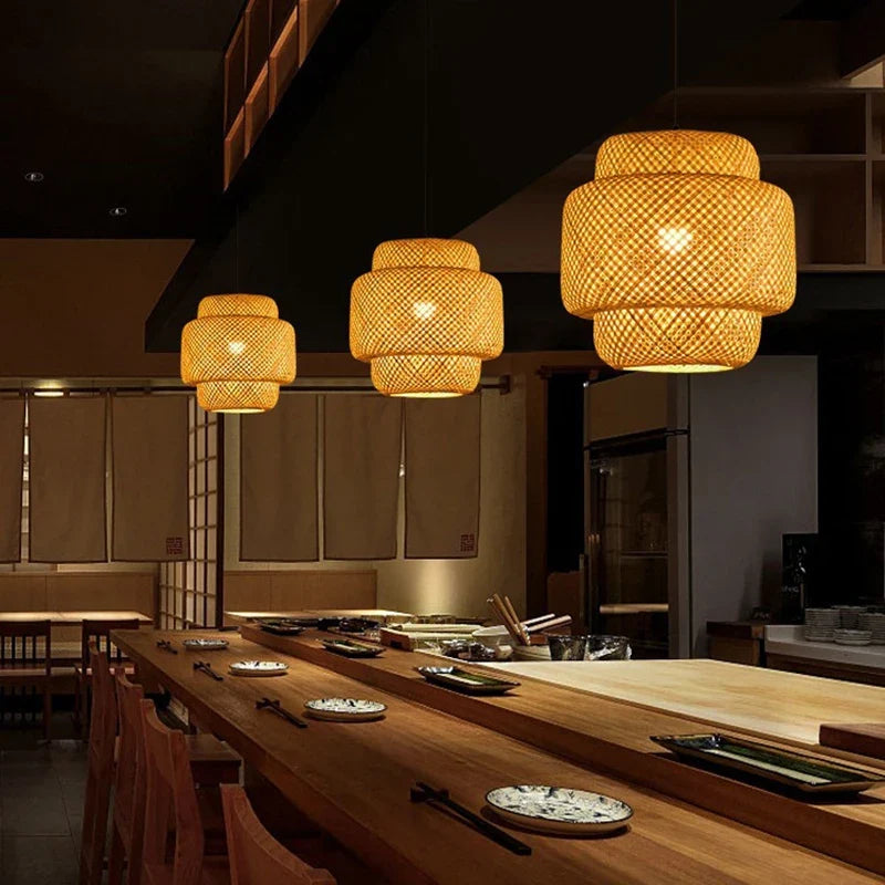 Natural Bamboo Pendant Lamp