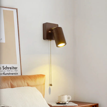 Arlo Walnut Wall Lamp