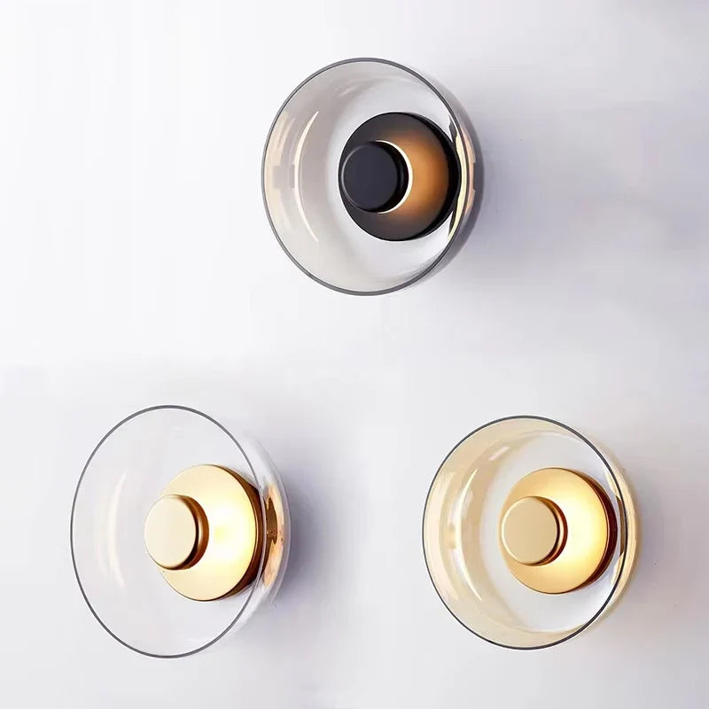 Nordic Glass LED Wall Sconce