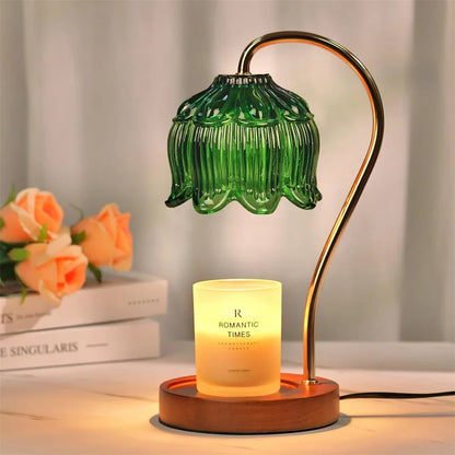 PetalGlow Candle Warmer Lamp
