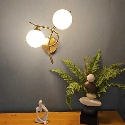 Lunara Dual Globe Wall Light
