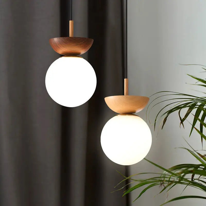 Nordic Glass Ball Pendant and Ceiling Light