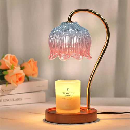 PetalGlow Candle Warmer Lamp